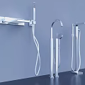 Sleek Modern Chrome Faucets With Wall Mounted And Freestanding Designs