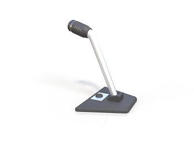 Practical Household Cleaning Tool With Black Handle Silver Rod And Square Base 3d model