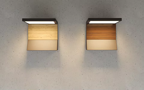 Modern outdoor wall lamp simple wall lamp square box wall lamp corridor lamp aisle lamp 3d model