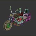 Motorcycle Two-wheeled Motorcycle Cross-country Motorcycle Road Race Motorcycle Motor Vehicle Transport 3d model