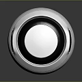 Sleek Metallic Device With Silver Top White Base And Smooth Reflective Surface Design