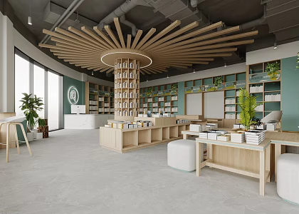 Bookstore 3d model