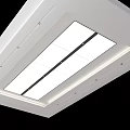 Modern Ceiling Design With Recessed LED Lights And Smooth White Surface