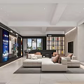 Modern Haier Appliance Specialty Store Interior Featuring Sofa Set Display Shelves And Home Appliances