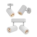 Modern Sleek Aluminum Downlights And Spotlights For Ceiling Lighting Design 3d model