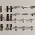 Various Modern Door Handles And Locks With Different Styles And Finishes