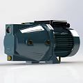 Industrial Electric Motors Machinery With Blue Black Housing And Detailed Components View