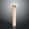 Modern Columns Stone Columns Stone Columns Old Stone Columns 3d model