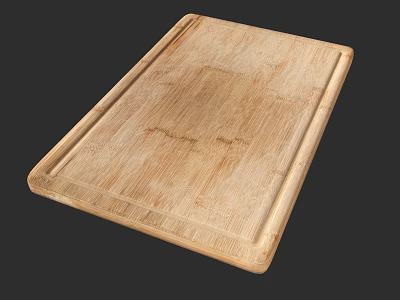 Bamboo Cutting Board Kitchen Tool For Food Preparation And Cooking Needs 3d model