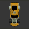 Yellow Modified Off Road Car With Stylish Body Design And Large Tires
