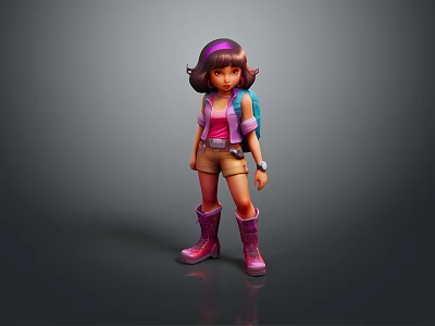 Children Baby Cartoon Children Girls Little Girls Cartoon Girls 3d model