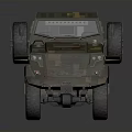 Heavy Duty Military Armored Vehicle With Camouflage Paint And Off Road Tires