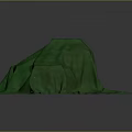 Green Soft Fabric Cover As Practical Household Daily Use Item
