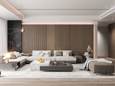 modern living room model