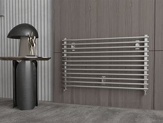 Modern heating pipe heating 3d model