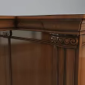 Classic Wooden Writing Desk With Drawer Storage And Traditional Design For Home Office