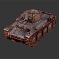 Industrial LOFT Tank World War II Tank World War I Tank Heavy Tank 3d model