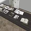 Modern Books and Magazines Books 3d model