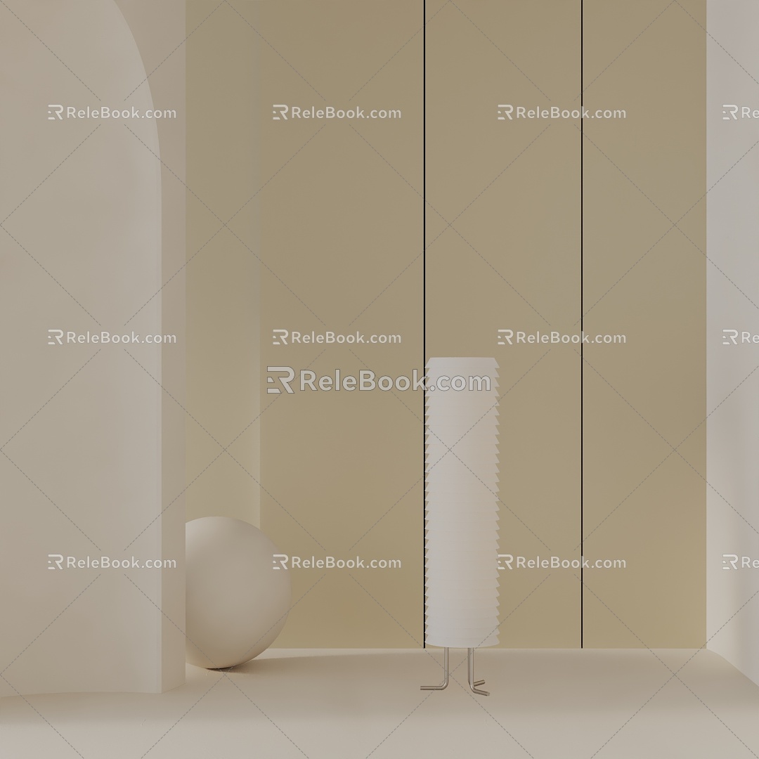 Modern floor lamp 3d model