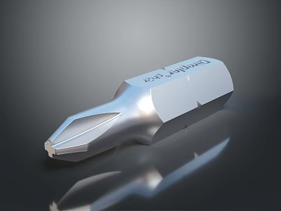 Durable Hardware Tools High Precision Stainless Steel Screwdriver Bit For Industrial Use 3d model