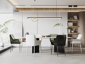 Modern Restaurant Home Restaurant 3d model