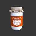 Wallosterärnen Jar With Burlap Lid And Orange Label Since 1892 Best Taste 900