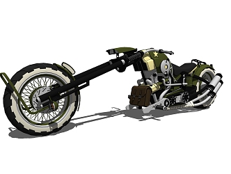 Modern Motorcycle 3d model