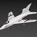 Gray Fighter Jet Flying with Aerodynamic Wings Detailed Fuselage and Sharp Nose Against Dark Background