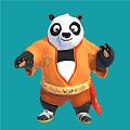 Panda Kung Fu Panda 3d model