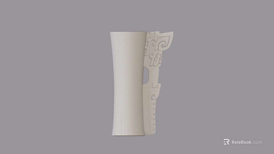 Intricate Stone Sculpture Carving With Detailed Patterns And Artistic Designs 3d model 