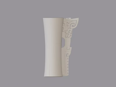 Intricate Stone Sculpture Carving With Detailed Patterns And Artistic Designs 3d model