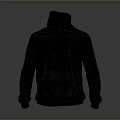 Black Hoodie Casual Comfortable Warm Stylish Daily Wear For Men And Women