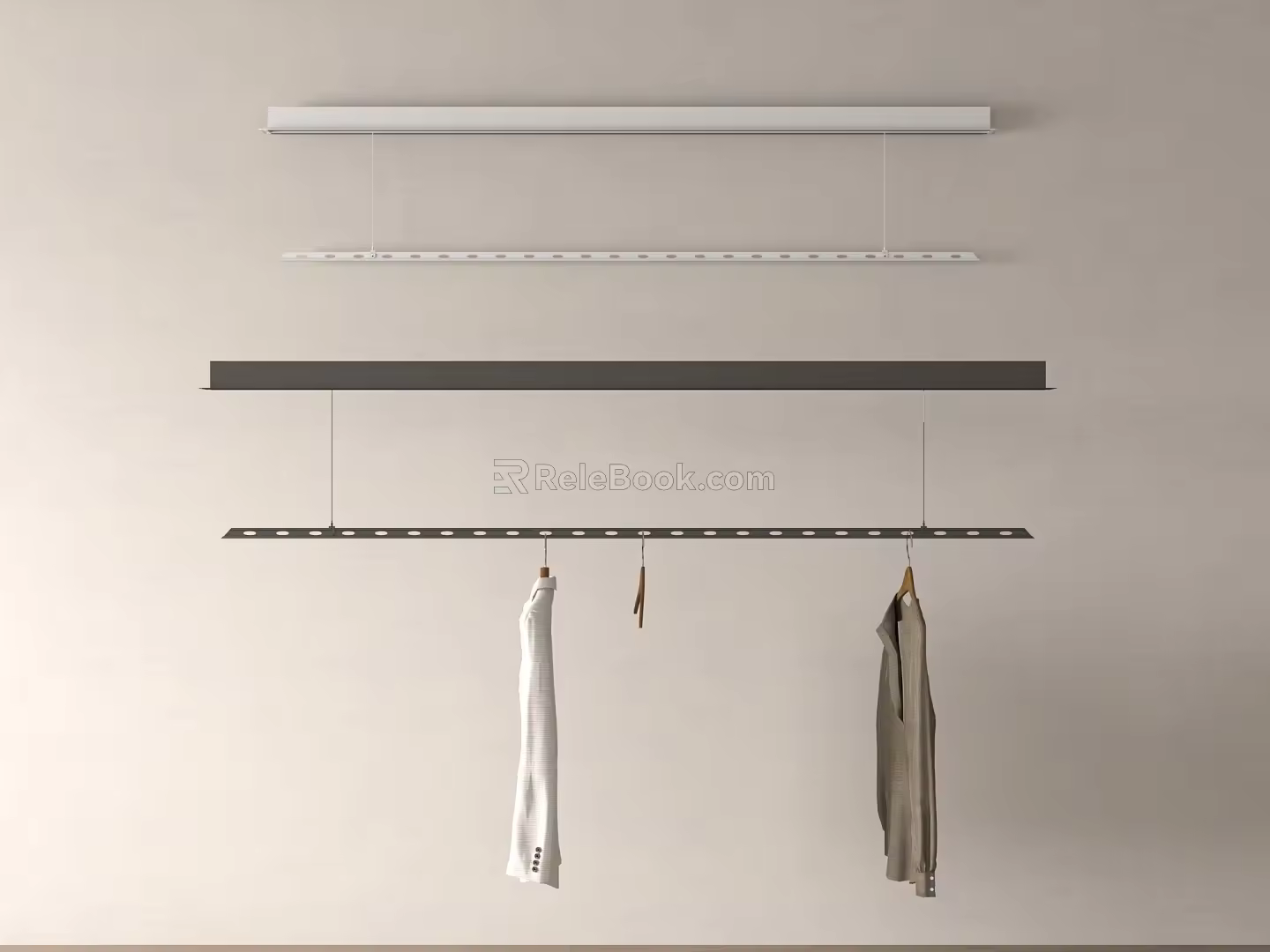 Modern Drying Rack Invisible Drying Rack Electric Drying Rack 3d model