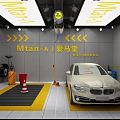 Mtian AI Aima Hall Automotive Shop With Multiple Garage Bays And Vehicle