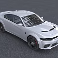 White Modern Sedan Car With Stylish Exterior And Black Wheels