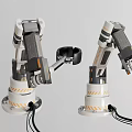 modern mechanical arm 3d model