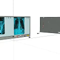 Professional Medical Equipment X-ray Film Viewer And Imaging Device Cabinet