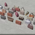 Various Colored Different Style Bags Collection Showcasing Assorted Designs And Tones