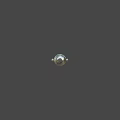 3D Rendered Ornate Metallic Spear With Sharp Spearhead Circular Ornament And Shiny Symbol