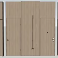 Modern Wooden Hinged Doors with Various Designs and Handle Details