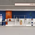 CHILLCHAN Final Summer Shop Window Display With Mannequin Clothes Bag And Plant