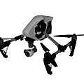 Intelligent Machine Drone Featuring Camera Multirotor Design And Landing Gear