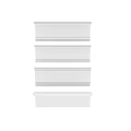 White Decorative Architectural Mouldings With Various Shapes And Detailed Designs