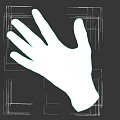 Human Hand with Extended Fingers Showing Skin Texture and Anatomical Details