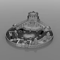 Modern Ball Pool Nutcracker Million Ball Pool 3d model