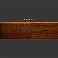 Classic Wooden Acoustic Guitar With Natural Wood Finish Smooth Body And Strings