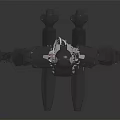 Modern Humanoid Robot Design With Sleek Metallic Body Blue Accents And Standing Stance