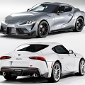 Toyota Sports Car Exterior And Interior Details