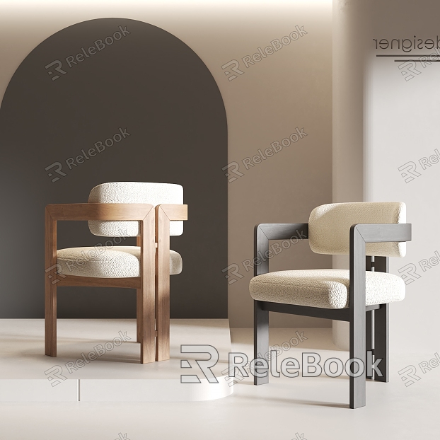 Quiet Dining Chair Dining Chair Single Chair model