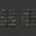 Gray Square Stone Slabs With Textured Surface For Architectural Construction